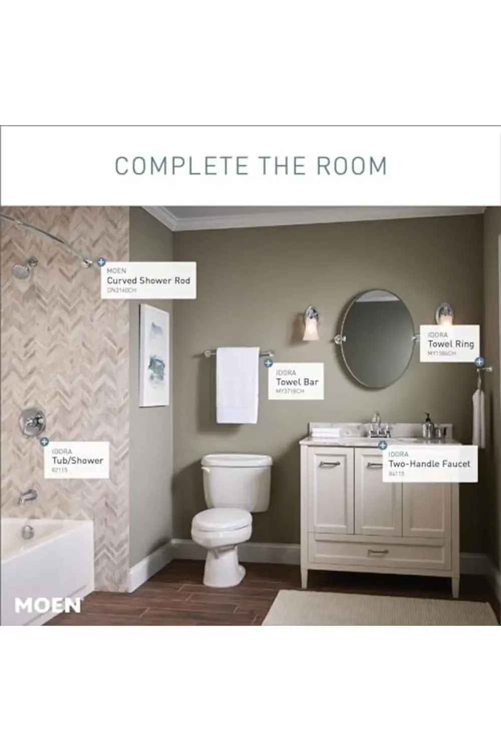 trendyvision MOEN Idora 4 in. 2-Handle Bathroom in Chrome buyflic