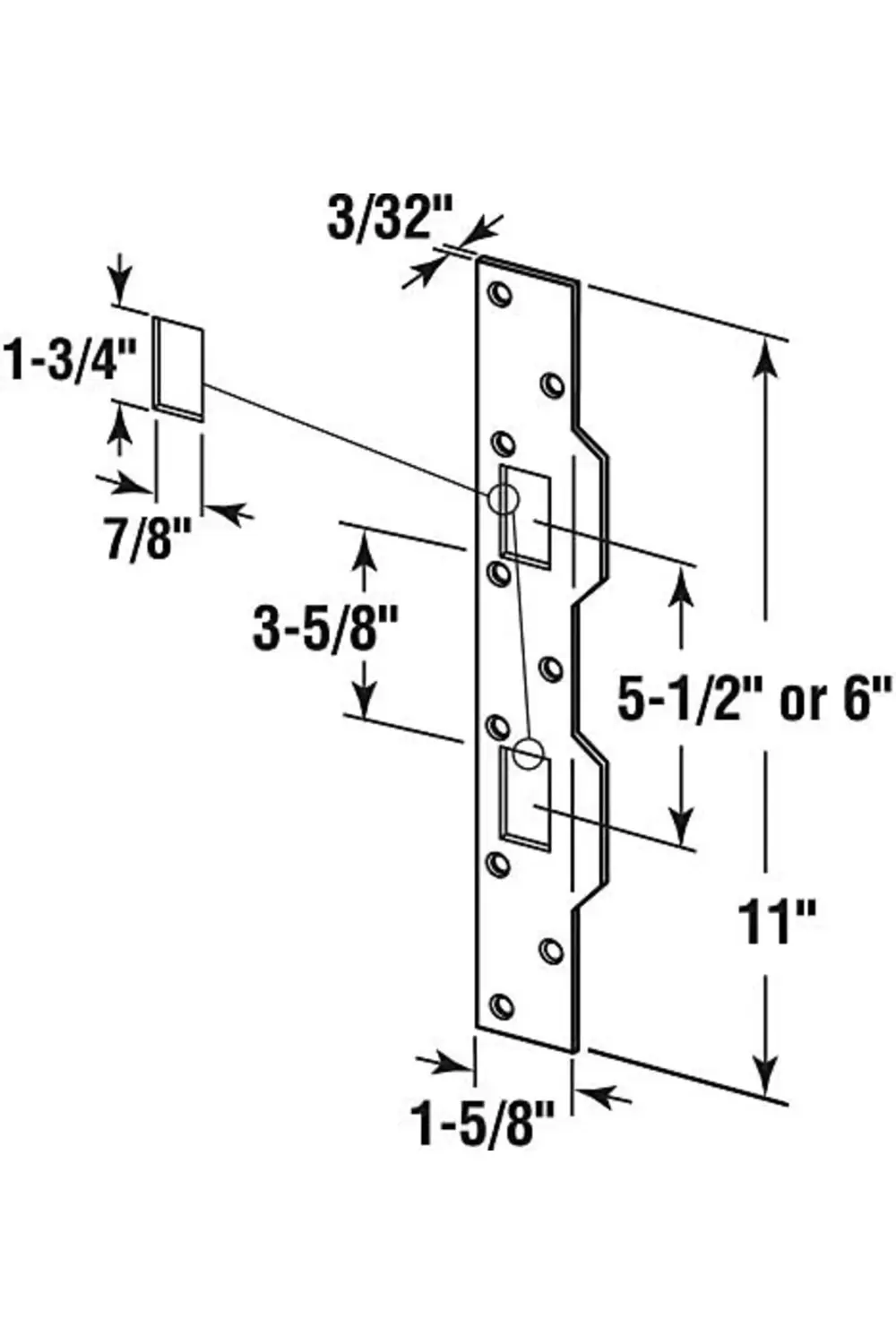 trendyvision MP10385 Max güvenlik Combo Strike, 1 – 5/20,3 x 27,9