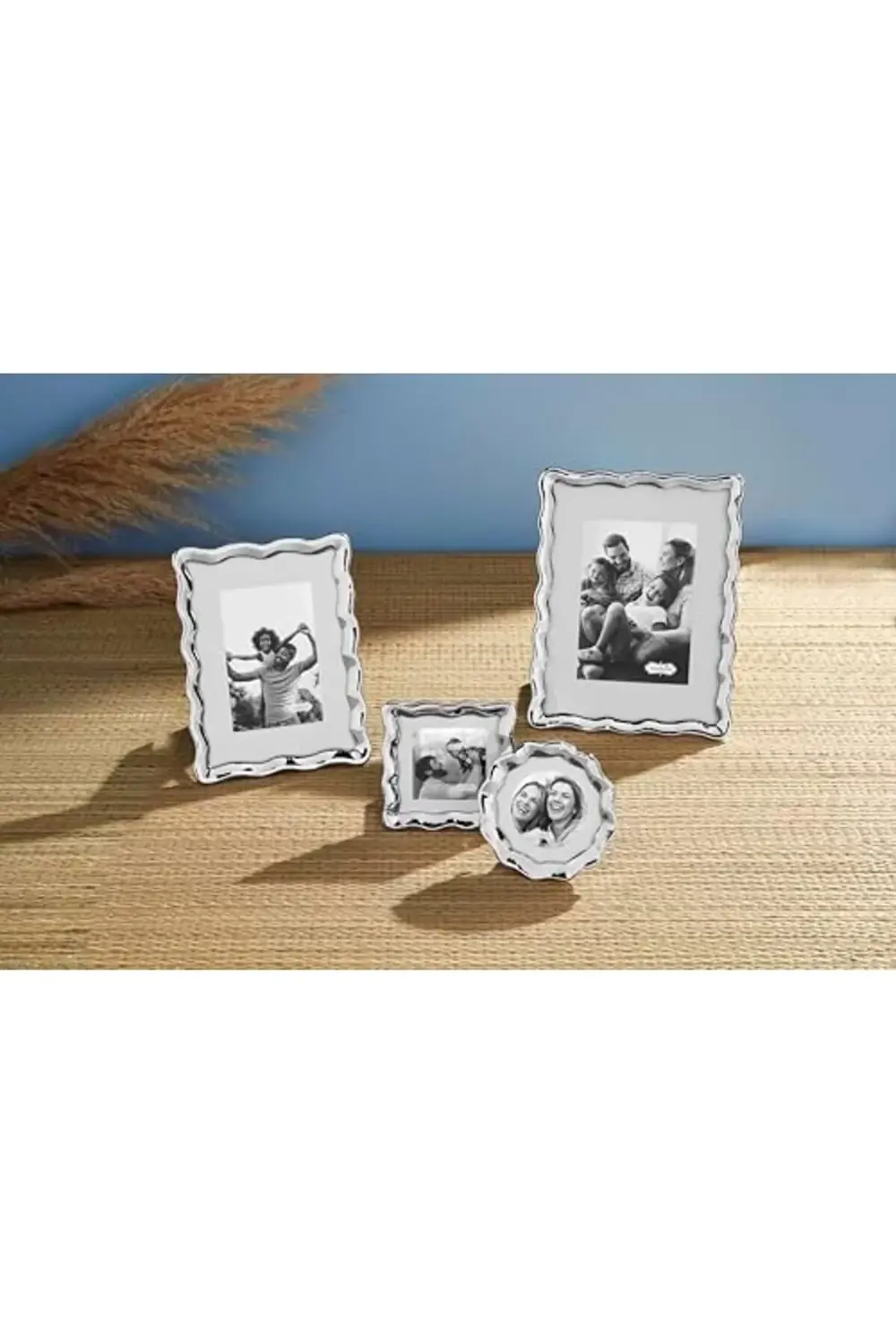 trendyvision Mud Pie Dalgalı Metal 5X7 Çerçeve; 11" X 8 1/2" buyf