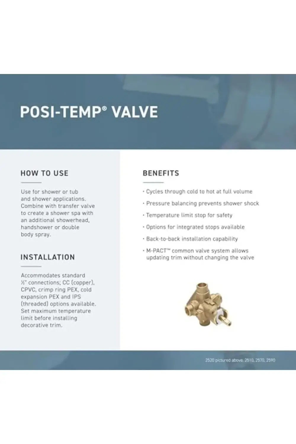 trendyvision (N/A) - TL182NH Handle PosiTemp Pressure Balanced Sh