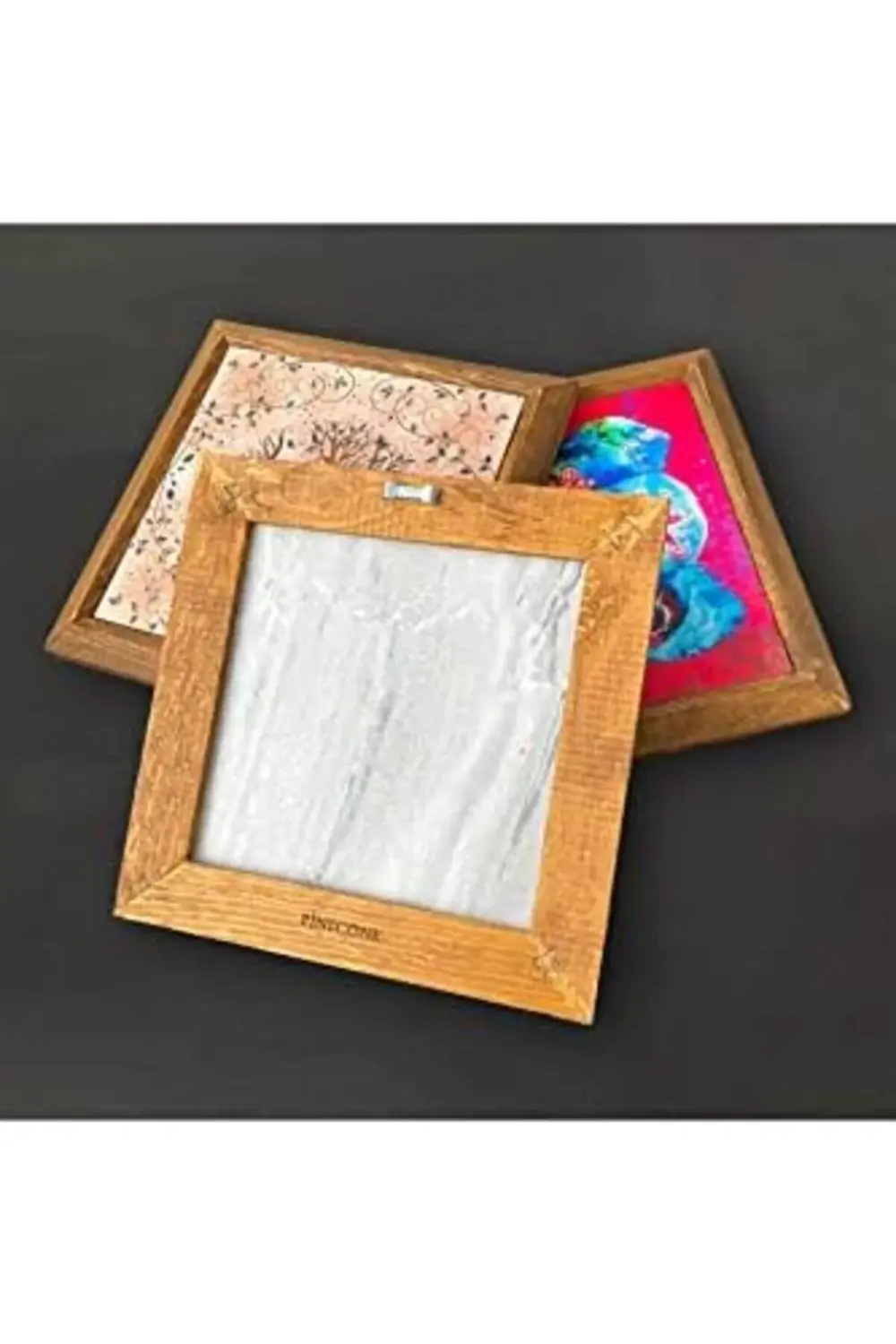 trendyvision Nar Ağacı Taş Duvar Tablosu Ahşap Çerçeveli Duvar De