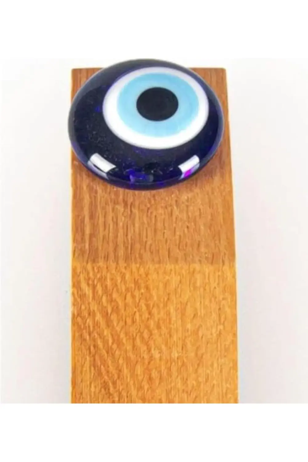 trendyvision Nazar Boncuklu El Yapımı Ahşap Kapı Stoperi - Gelene