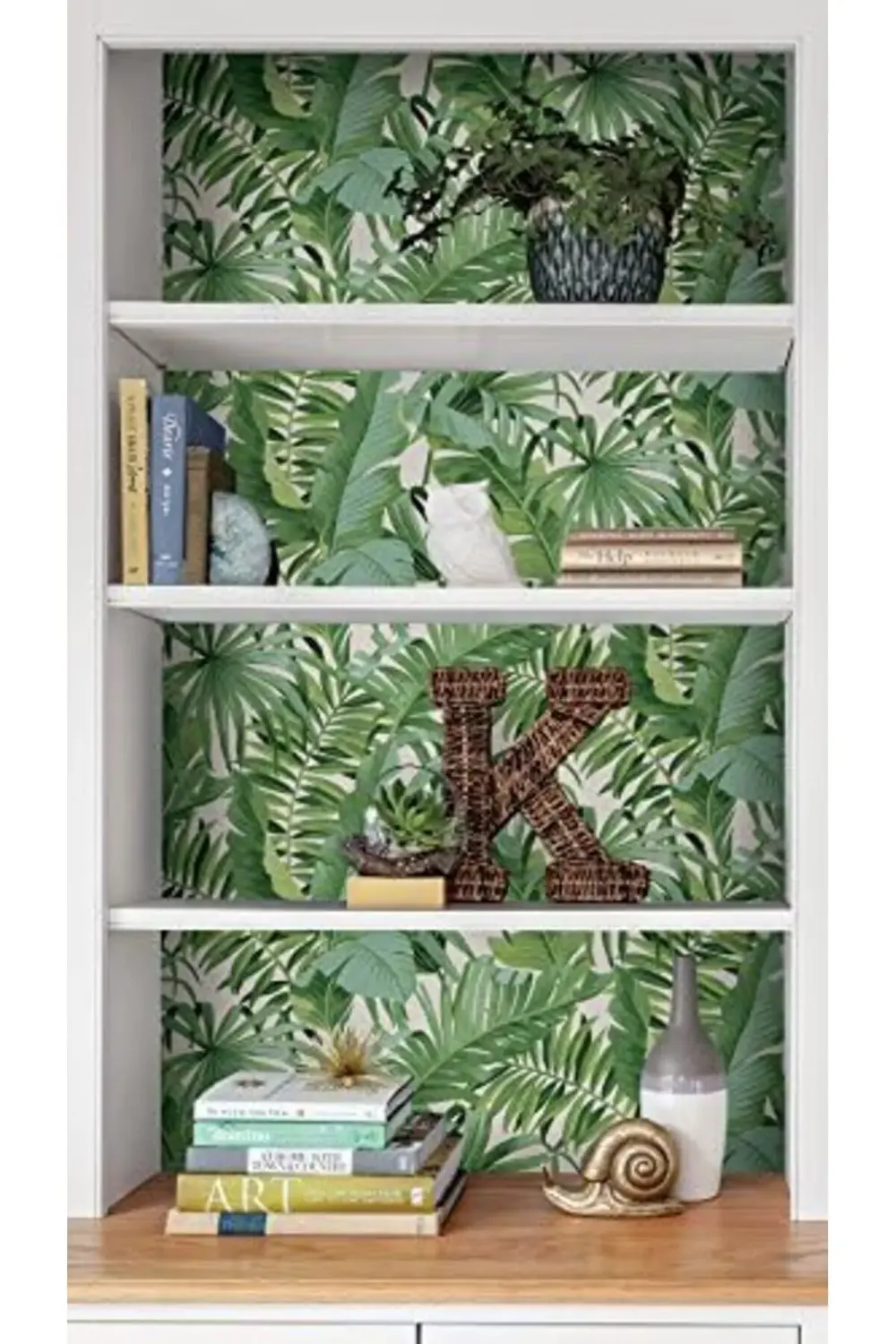 trendyvision NU2906 Maui Peel & Stick Duvar Kağıdı, Yeşil buyflic