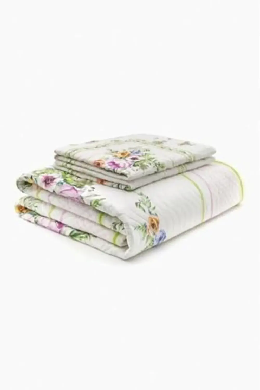 trendyvision Örtüm Çift Kişilik Kapitone Yatak Örtüsü Takımı - Ek