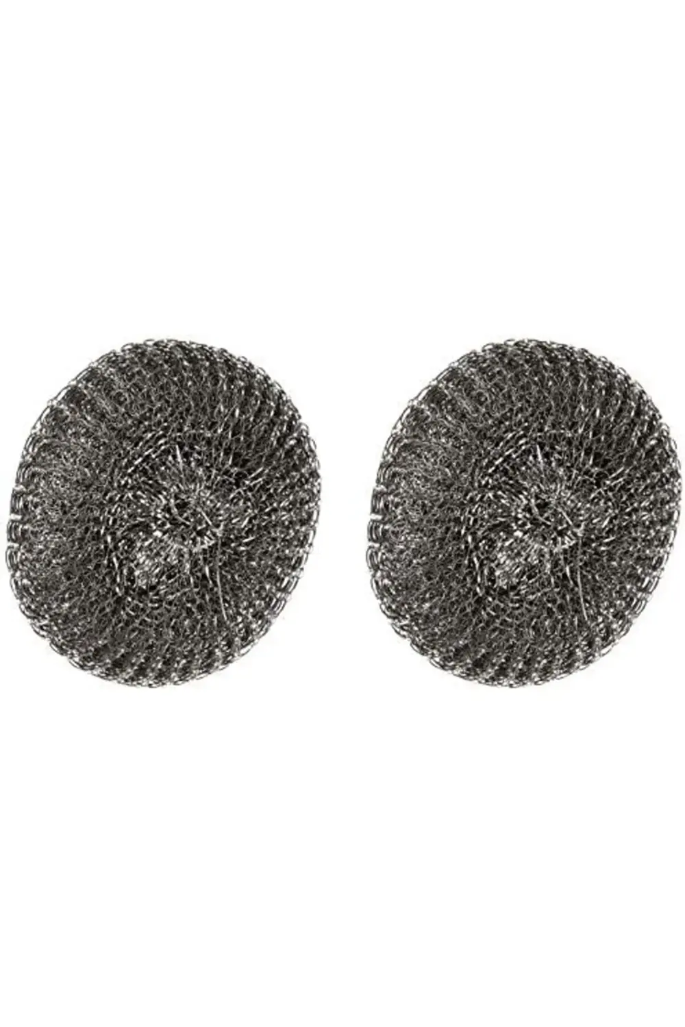 trendyvision OUTSET Paslanmaz Çelik Yedek Örgü Fırçalar, Metalik