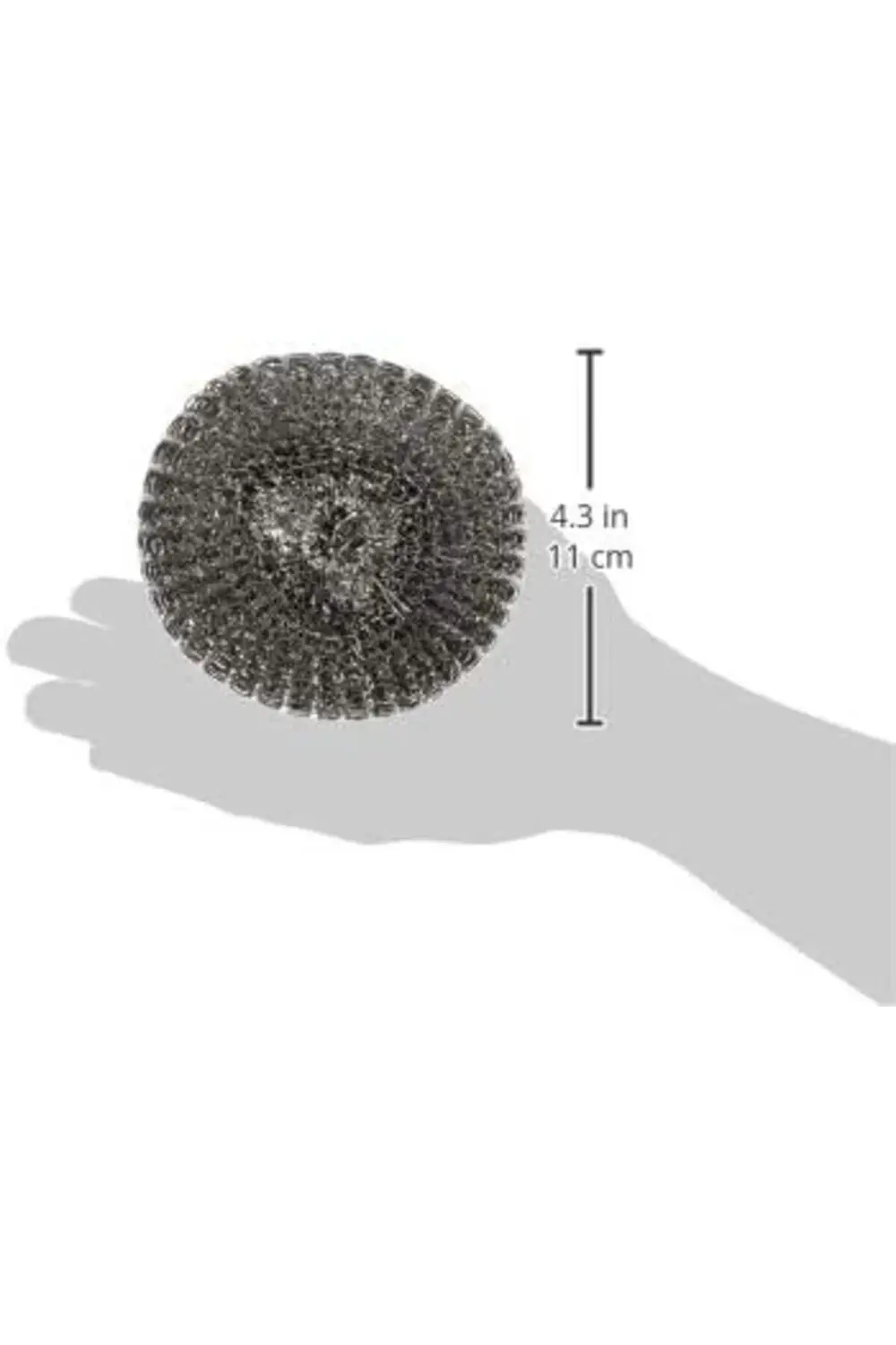 trendyvision OUTSET Paslanmaz Çelik Yedek Örgü Fırçalar, Metalik