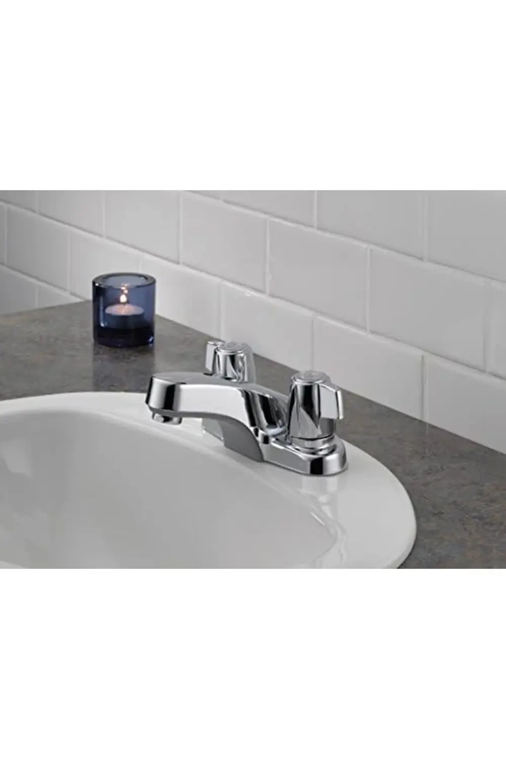 trendyvision P241LF iki kulplu banyo musluk, krom buyflicker 3955