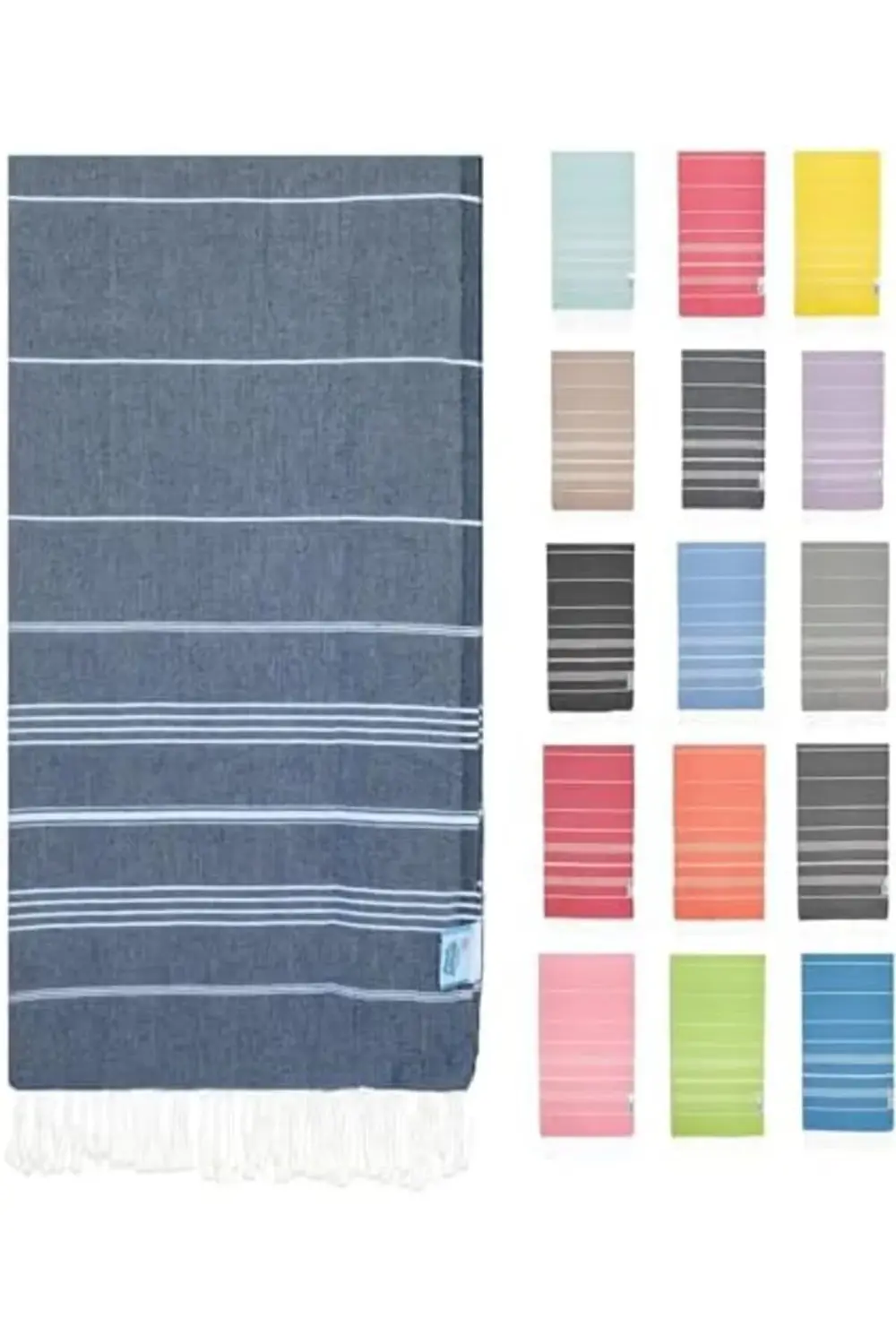 trendyvision Pamuk EXTRA LARGE (90 x 180 cm) Plaj Havlusu, OEKO-T