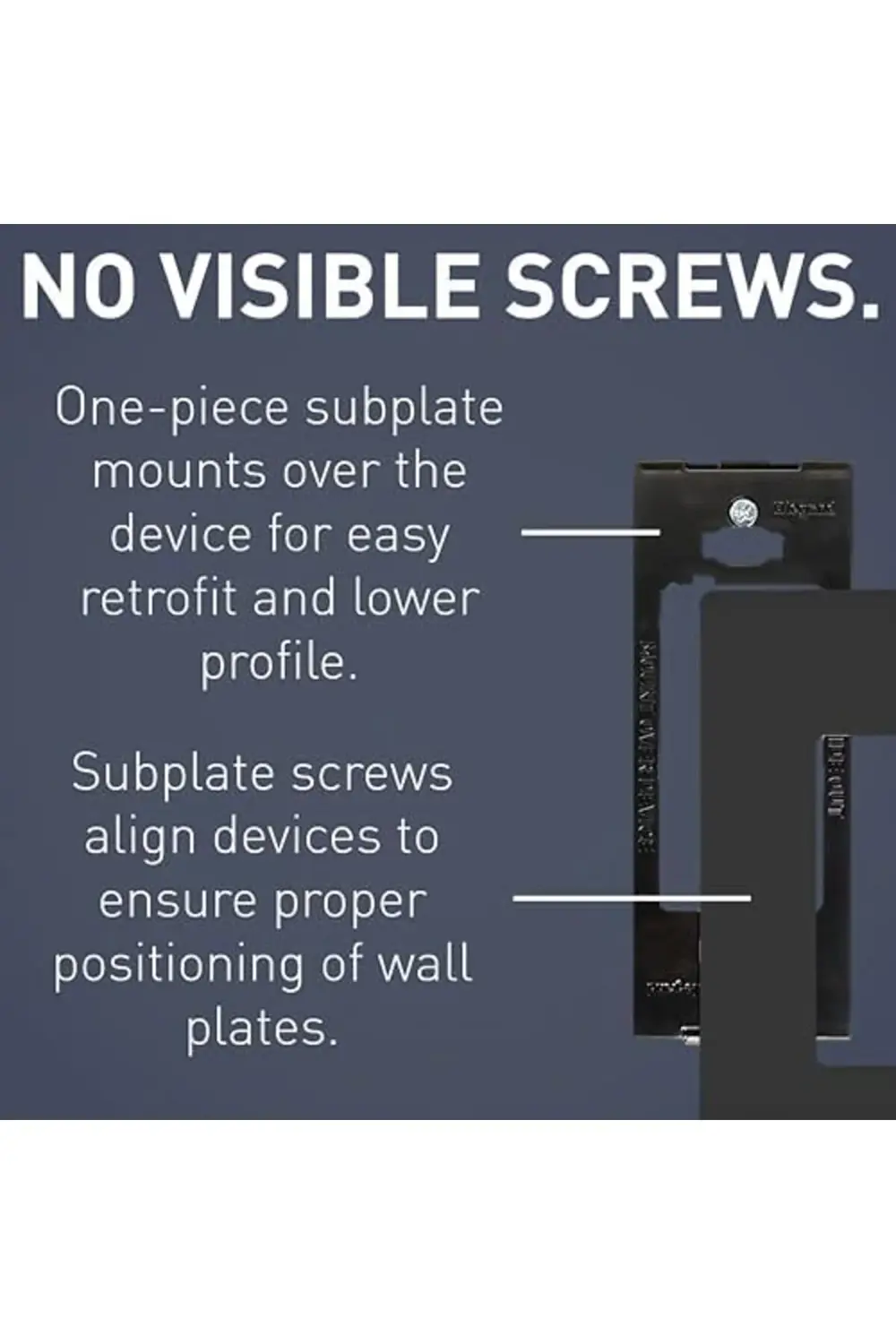 trendyvision Pass & Seymour Radiant Vidasız Duvar Tabakaları, Dek