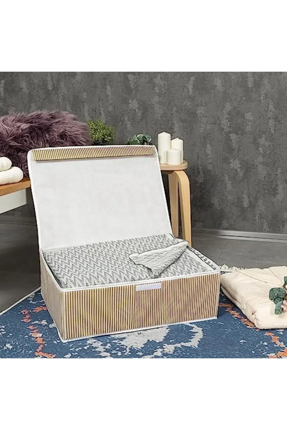 trendyvision Pazar Kapısı Çok Amaçlı Düzenleyici Kapaklı Sandık T