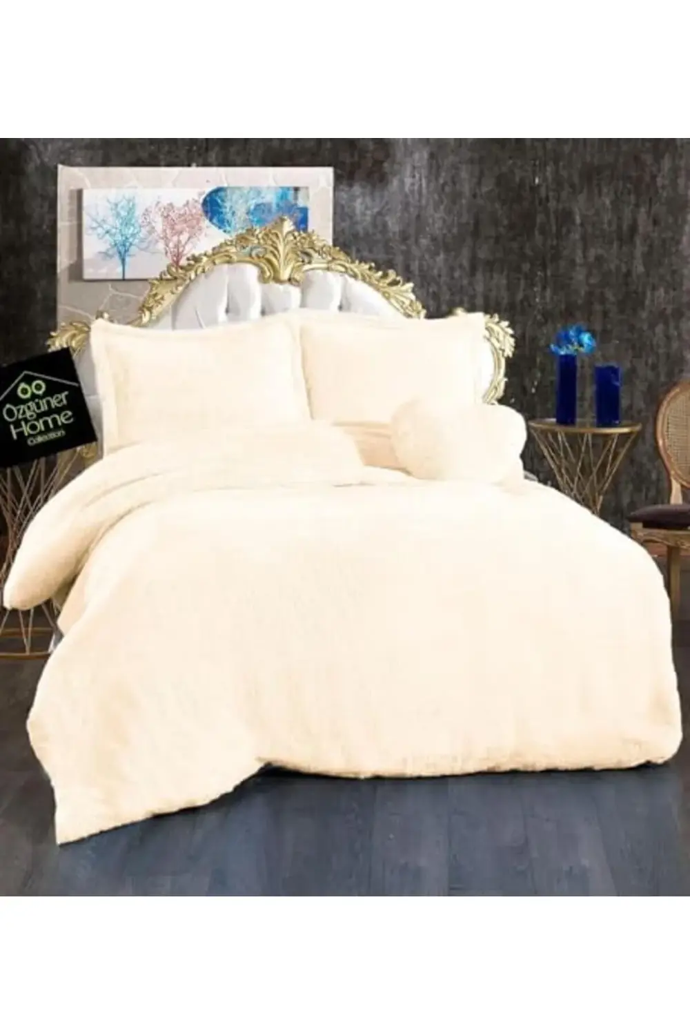 trendyvision Peluş Nevresim Takımı, Yumuşak Peluş Kumaş ve Konfor