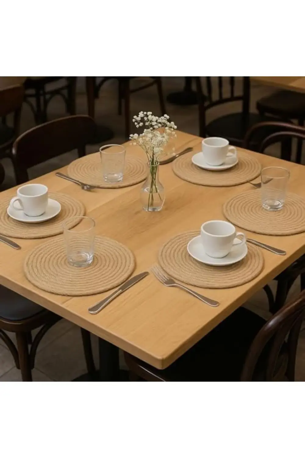 trendyvision Pink & Blue - 6'lı Supla Set | Hasır | Amerikan Serv