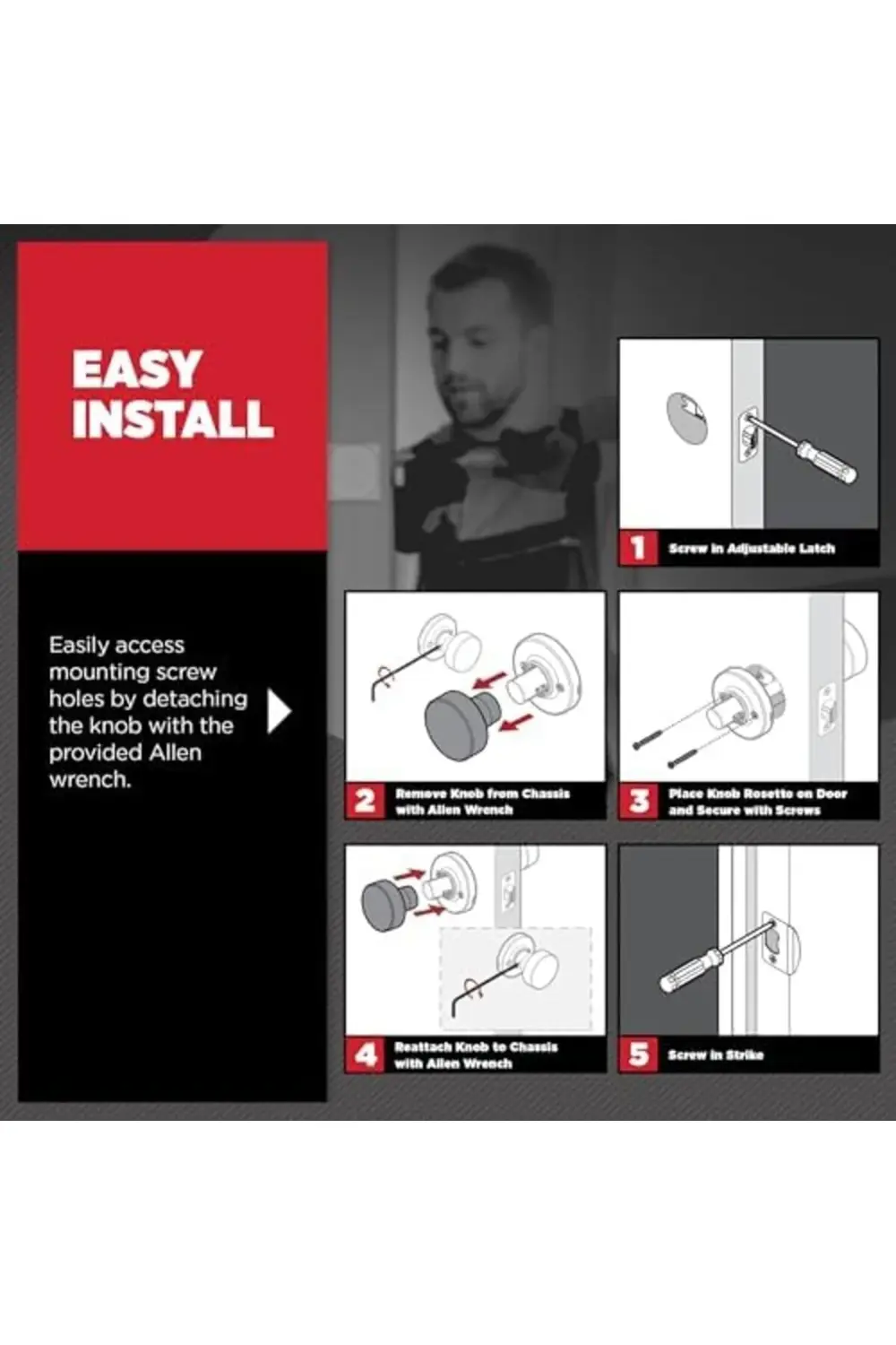 trendyvision Pismo iç kapı kolu, kapı kolu, dolap ve koridor kapı