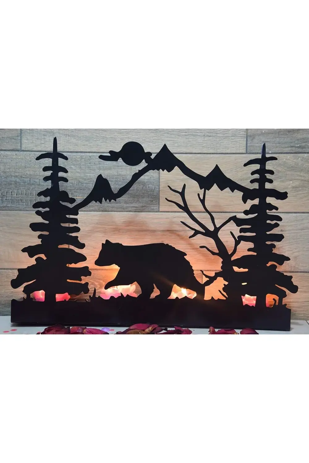 trendyvision PNR QUADRUBLE FOREST AND BEAR METAL MUMLUK ŞAMDAN bu