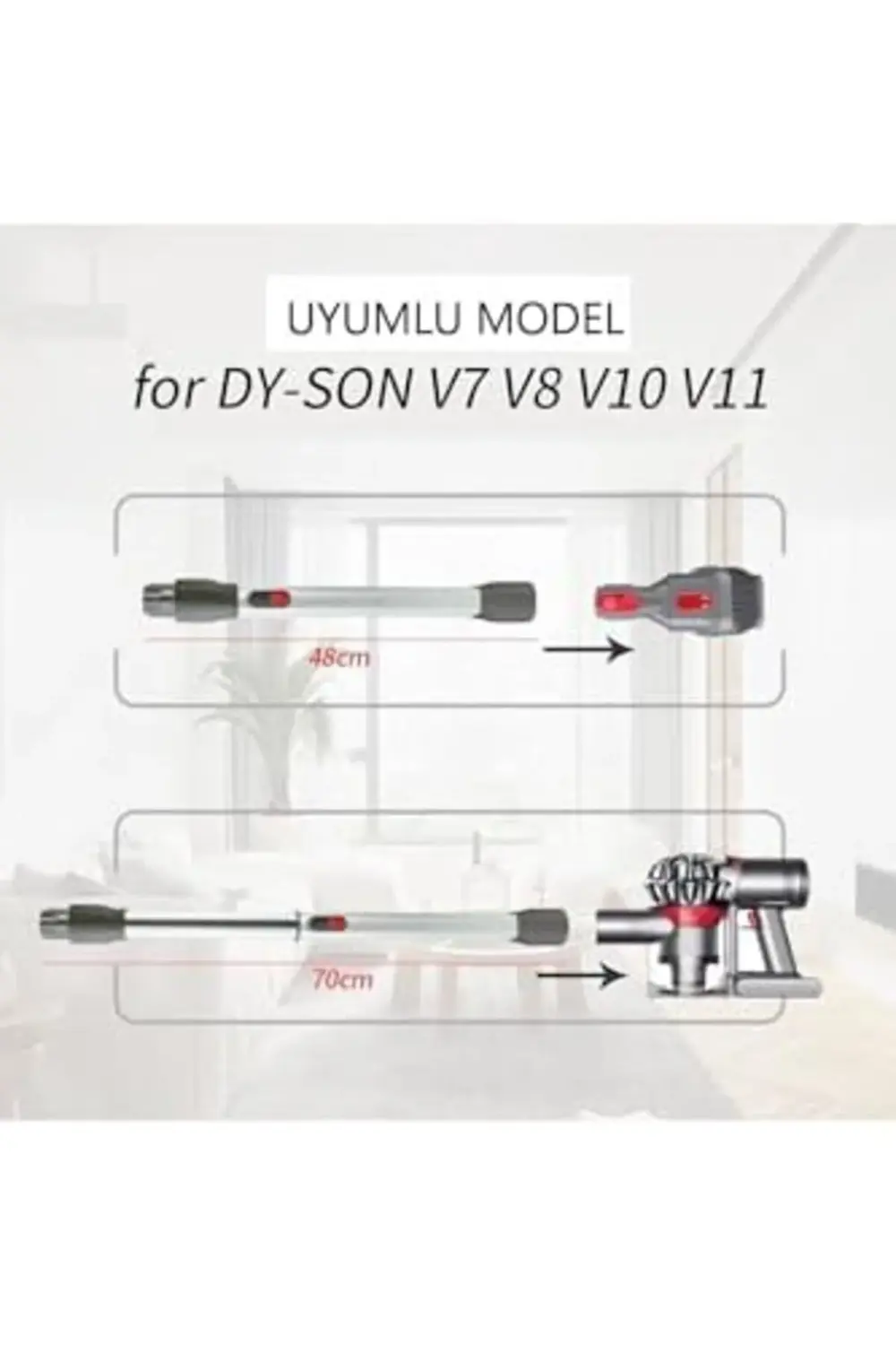 trendyvision Popüler Elektrikli Teleskopik Boru V7 v8 v11 v15 ile