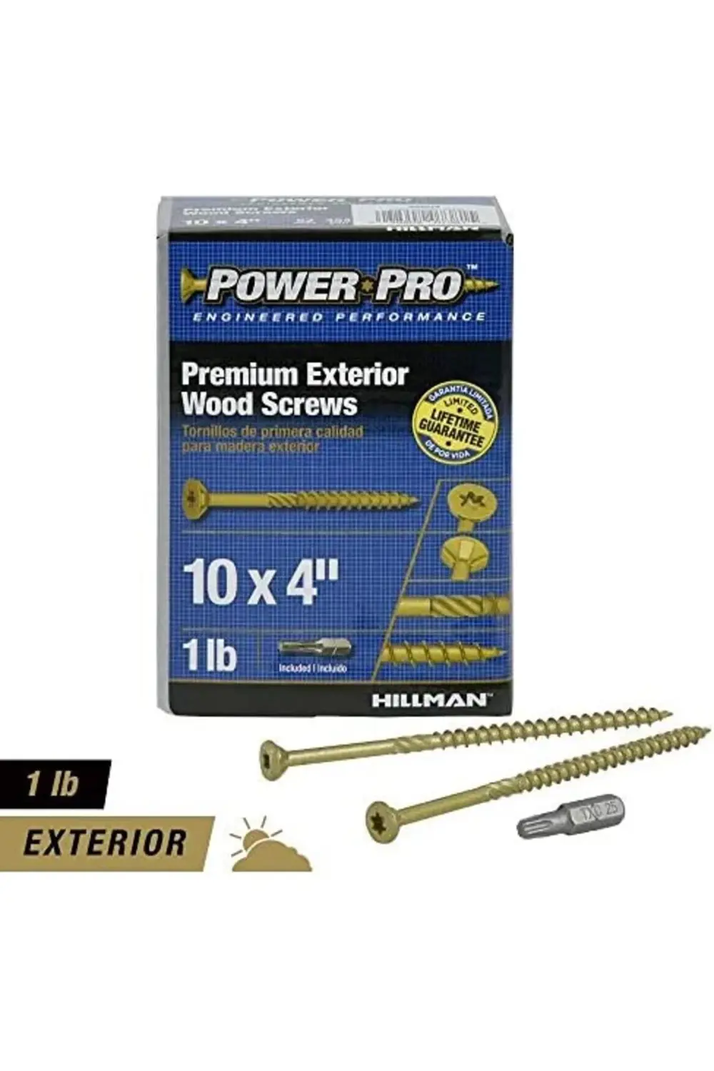 trendyvision Power Pro 48604 Ahşap Vidalar, 10 x 4 inç, Premium D