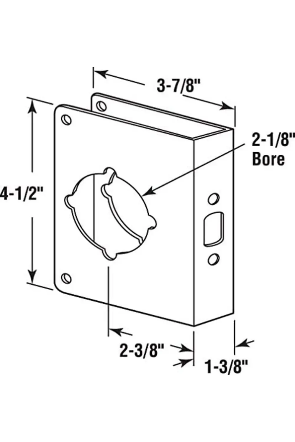 trendyvision prime-line Ürünleri U 10744 kapı koruması 1 – 3/8 ka