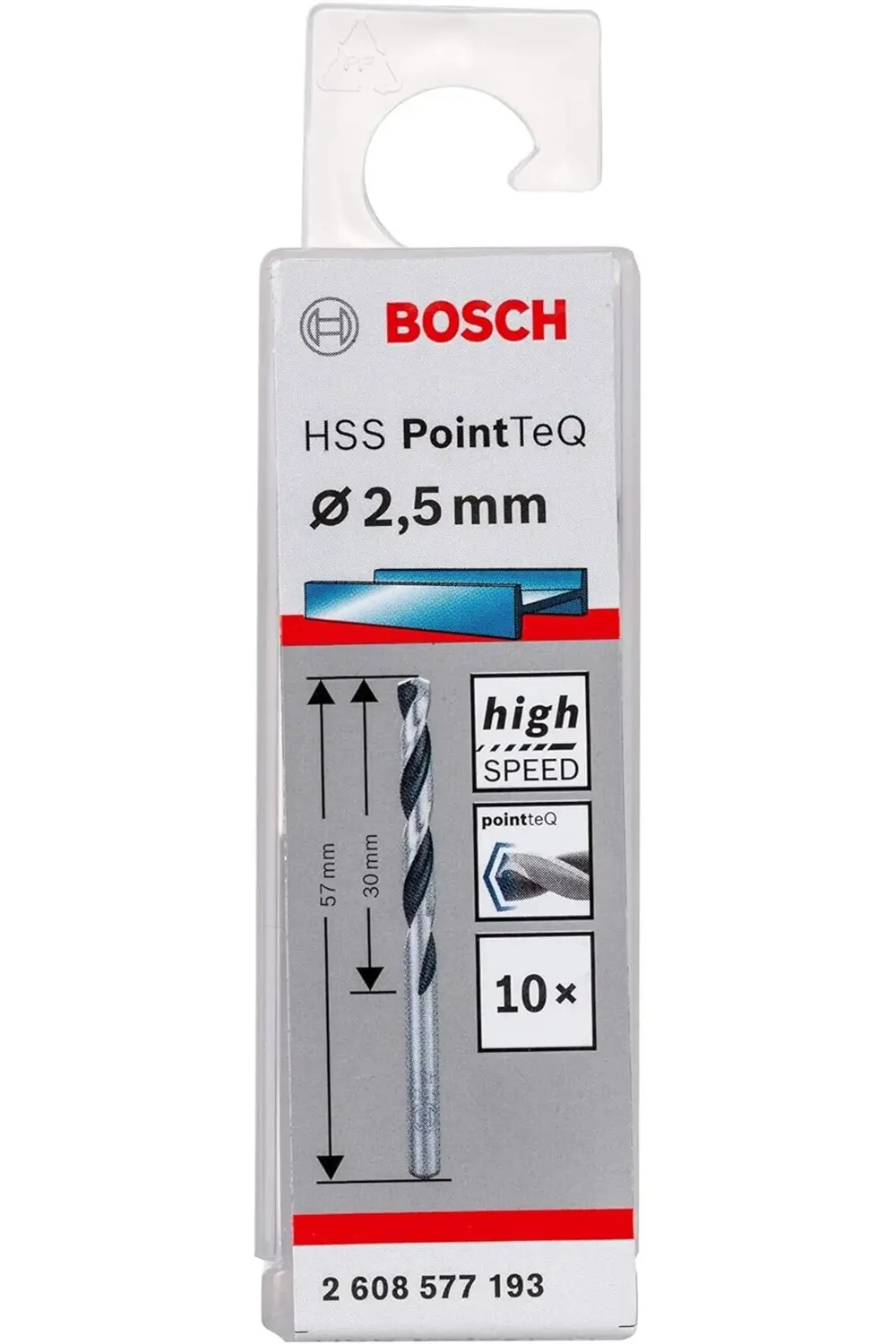 trendyvision Professional 10 adet HSS spiral matkap ucu PointTeQ