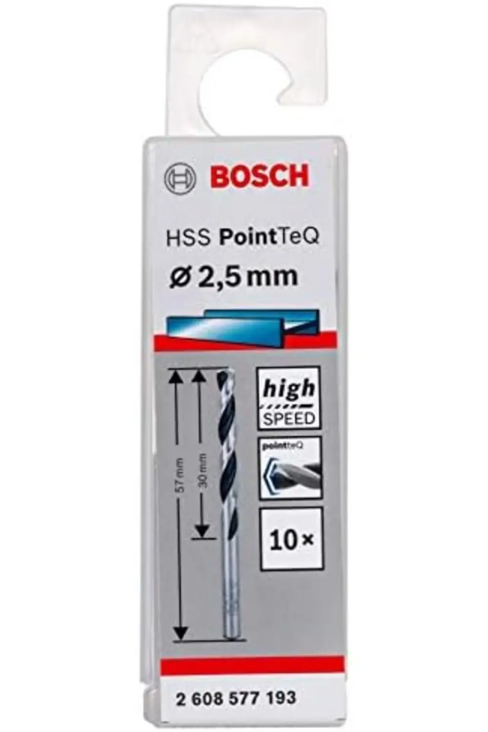 trendyvision Professional 10 adet HSS spiral matkap ucu PointTeQ