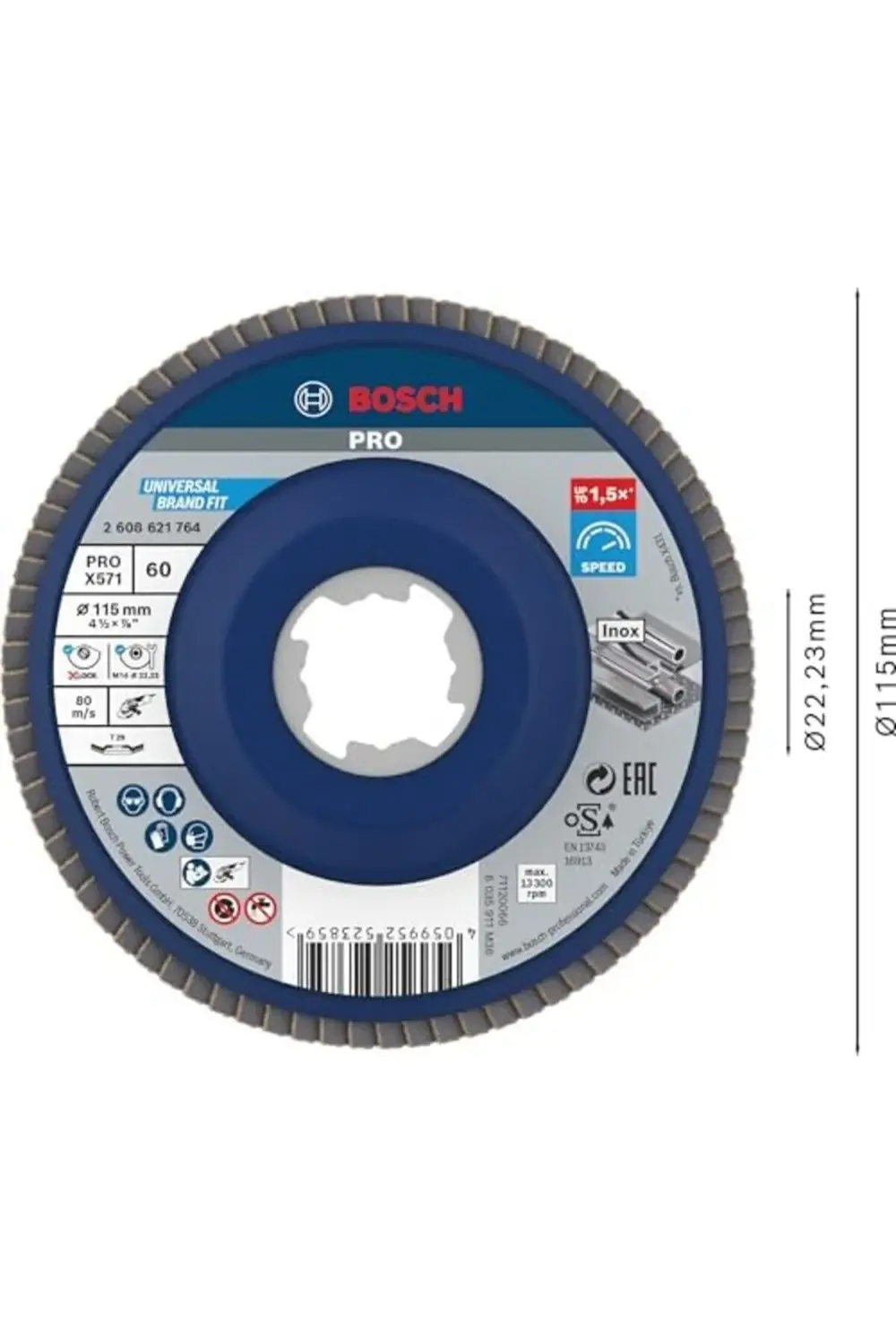 trendyvision Professional X-LOCK X571 for Metal Flap Disk buyflic