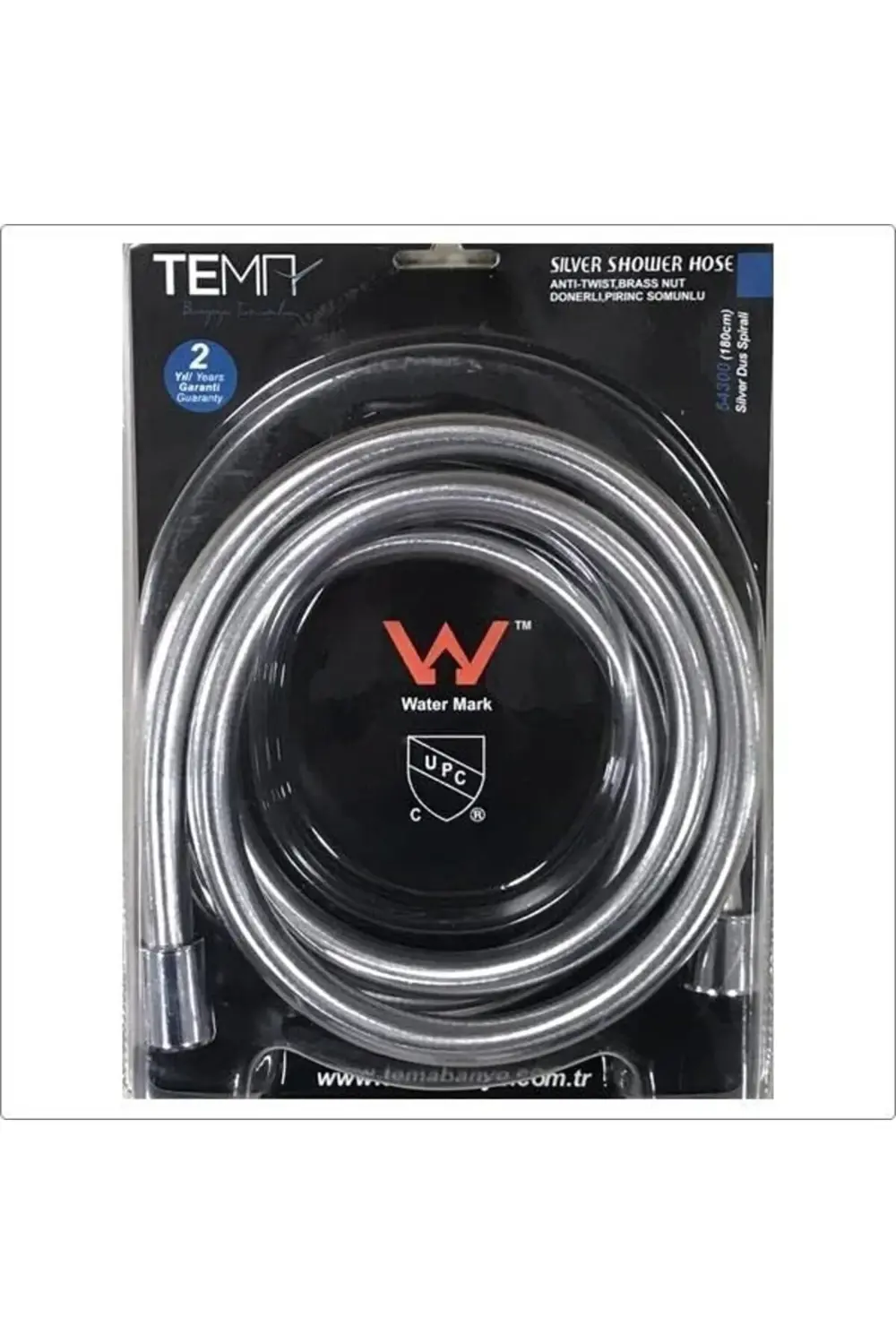 trendyvision Pvc Banyo Duş Hortumu Spirali Anti Twist Özellikli 1