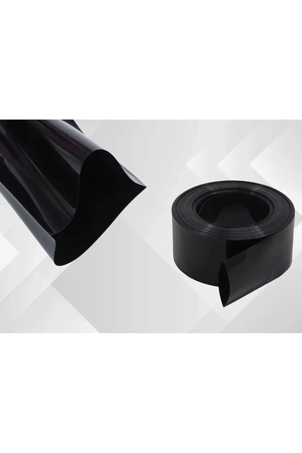 trendyvision PVC Isı ile Daralan Manşon, Siyah Renk, 10mm Çap, 10