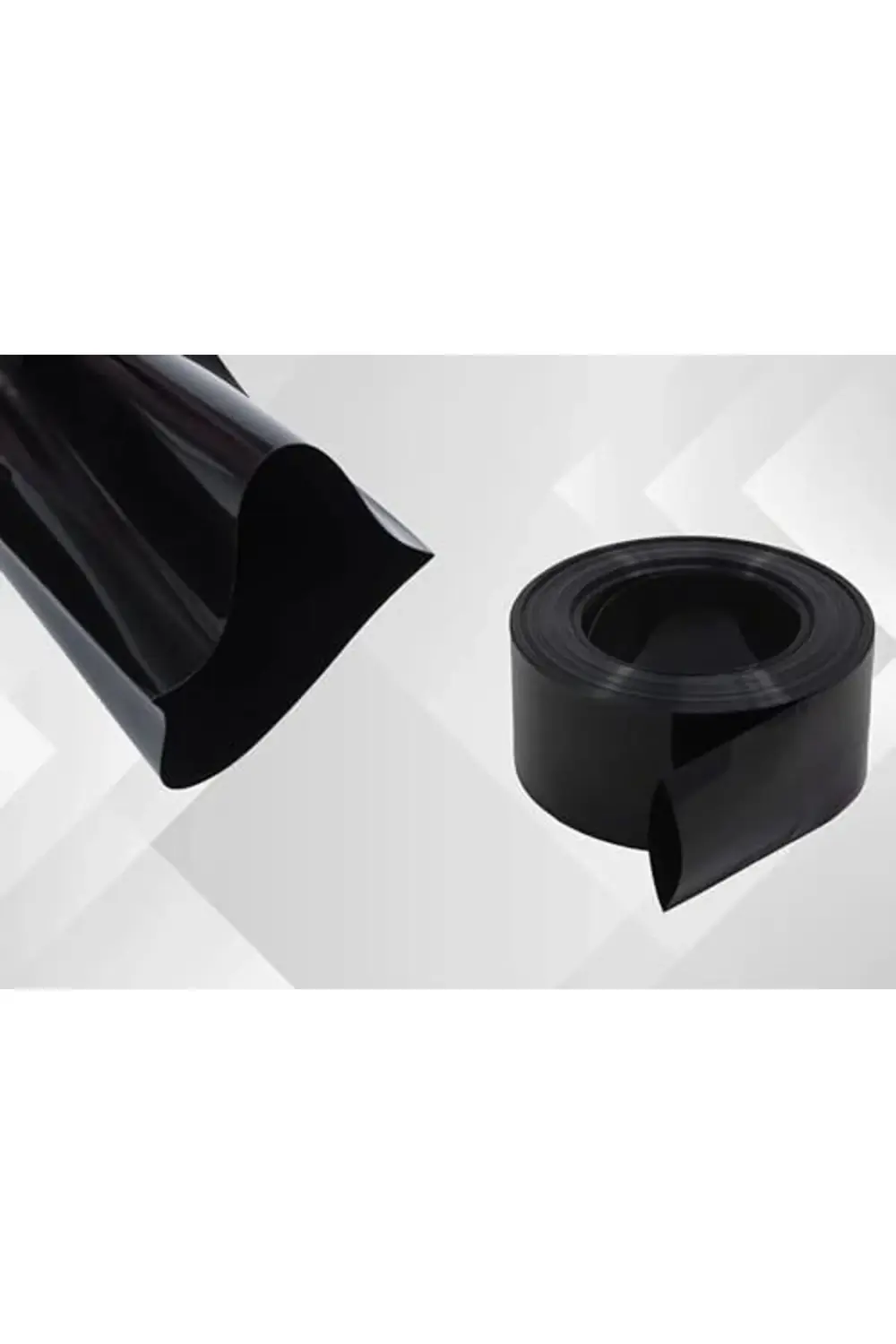 trendyvision PVC Isı ile Daralan Manşon, Siyah Renk, 10mm Çap, 5