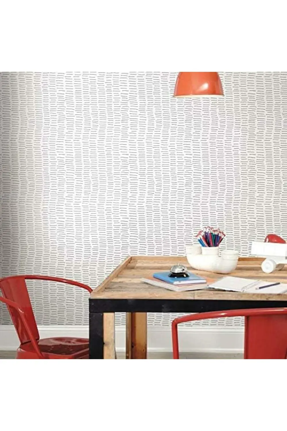 trendyvision RMK11364WP Gri ve Beyaz Kene İşareti Peel and Stick