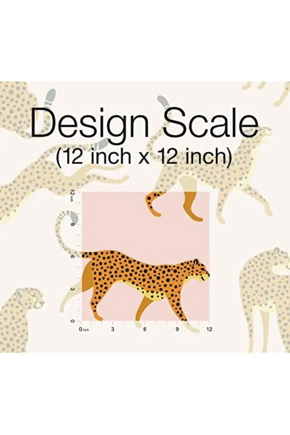 trendyvision RMK11984RL Pembe ve Turuncu Çita Çita Peel and Stick