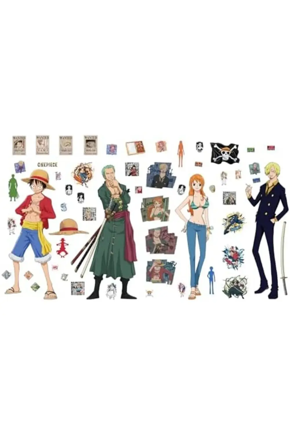 trendyvision RMK5438SCS Hasır Şapka Ekip Duvar Çıkartması buyflic