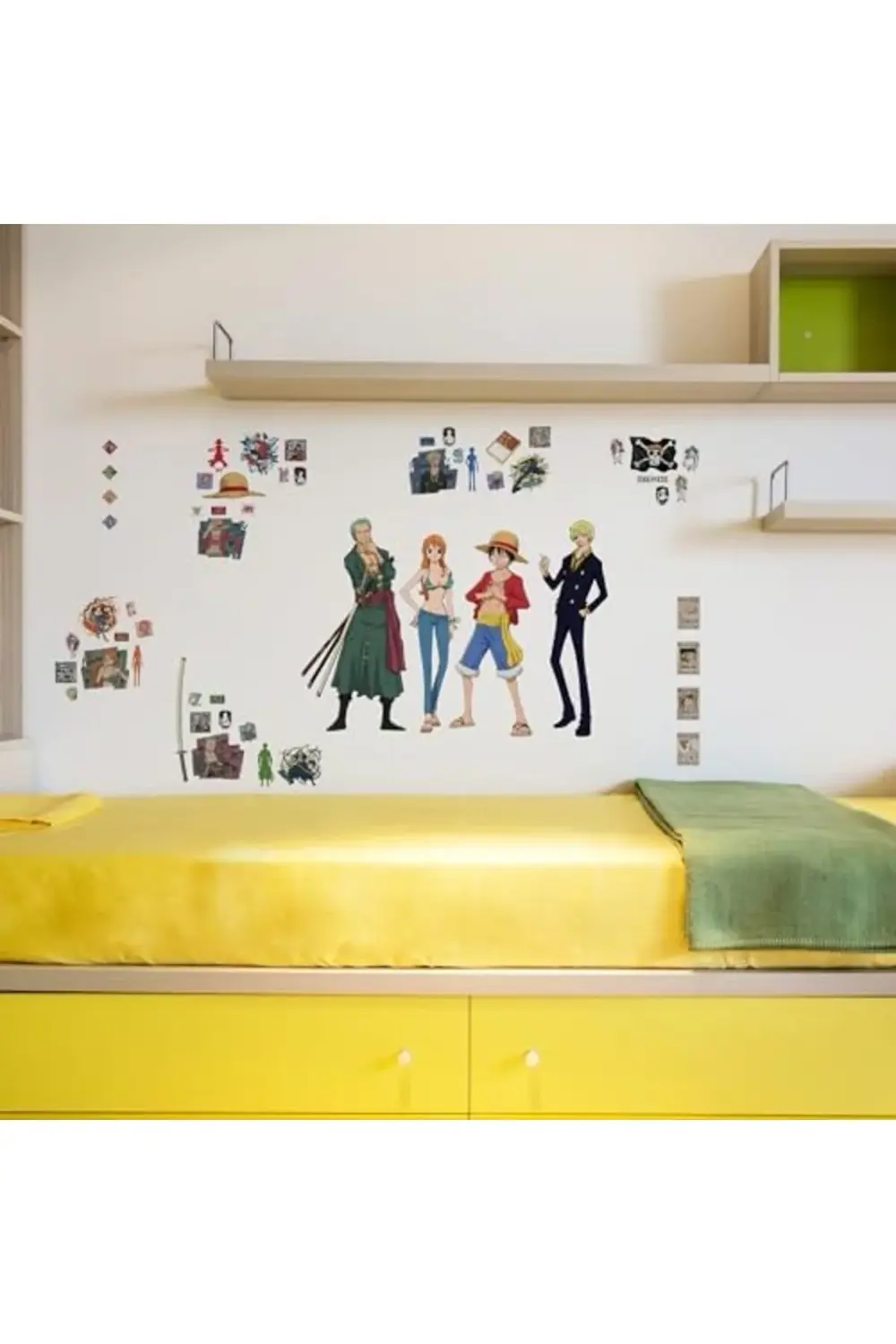 trendyvision RMK5438SCS Hasır Şapka Ekip Duvar Çıkartması buyflic