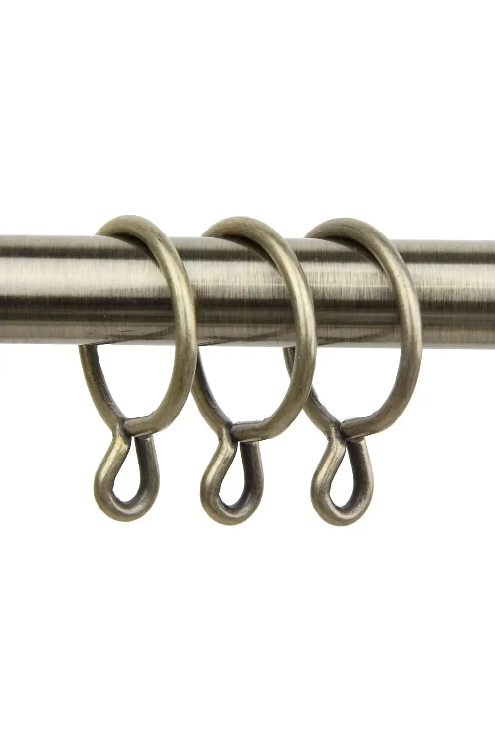 trendyvision Rod Desyne Halkalar, 10 adet, 3,5 cm, antik pirinç b