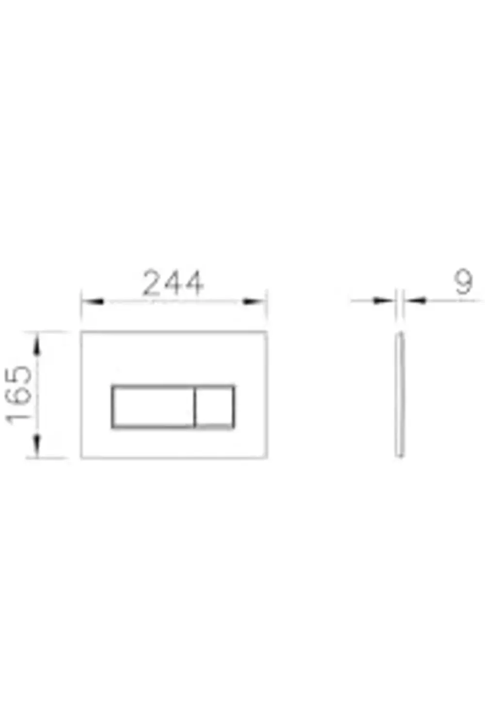 trendyvision Root Square 740-2324 Kumanda Paneli, Soft Altın buyf
