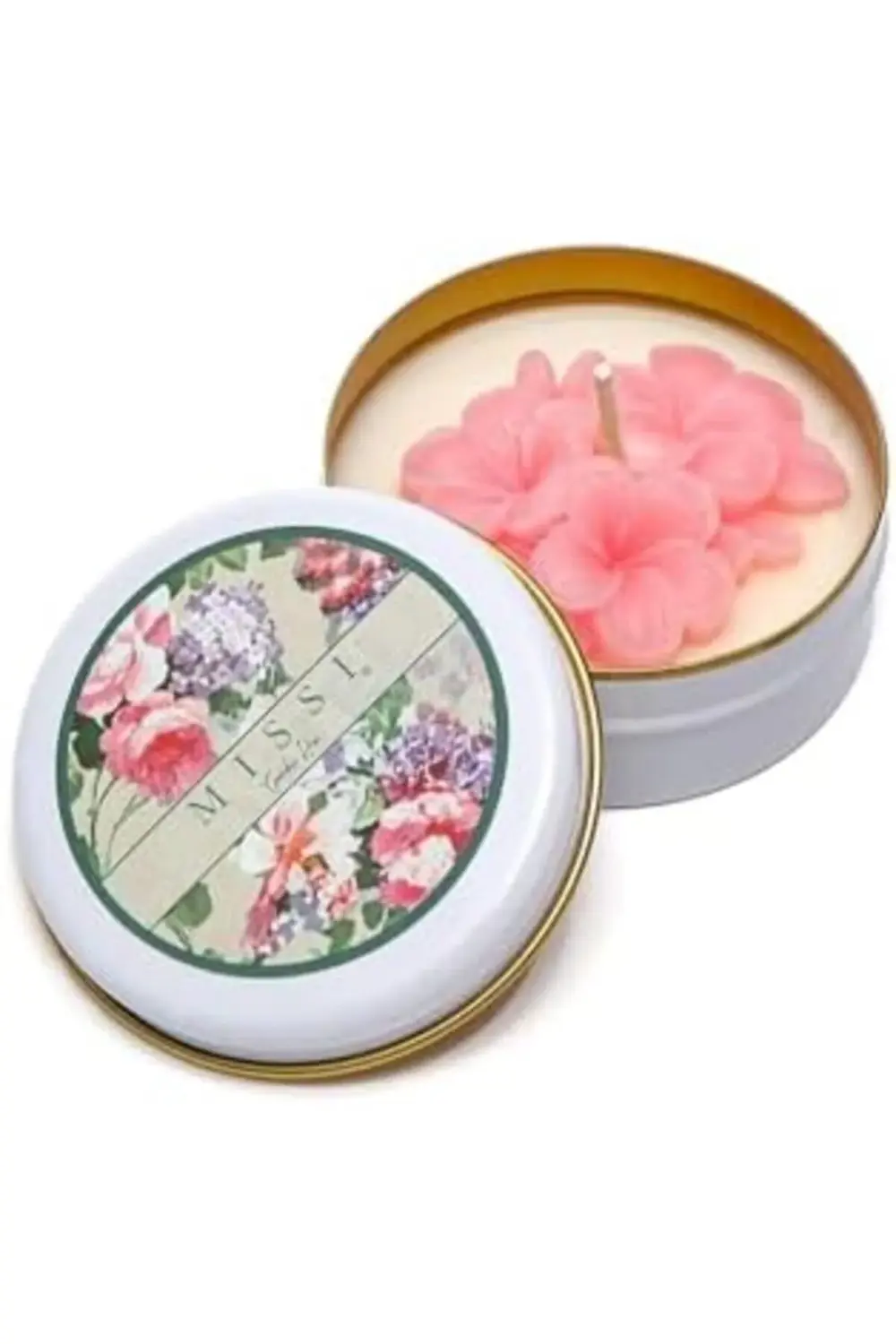 trendyvision Rose Kokulu Vegan Teneke Mum buyflicker 395519