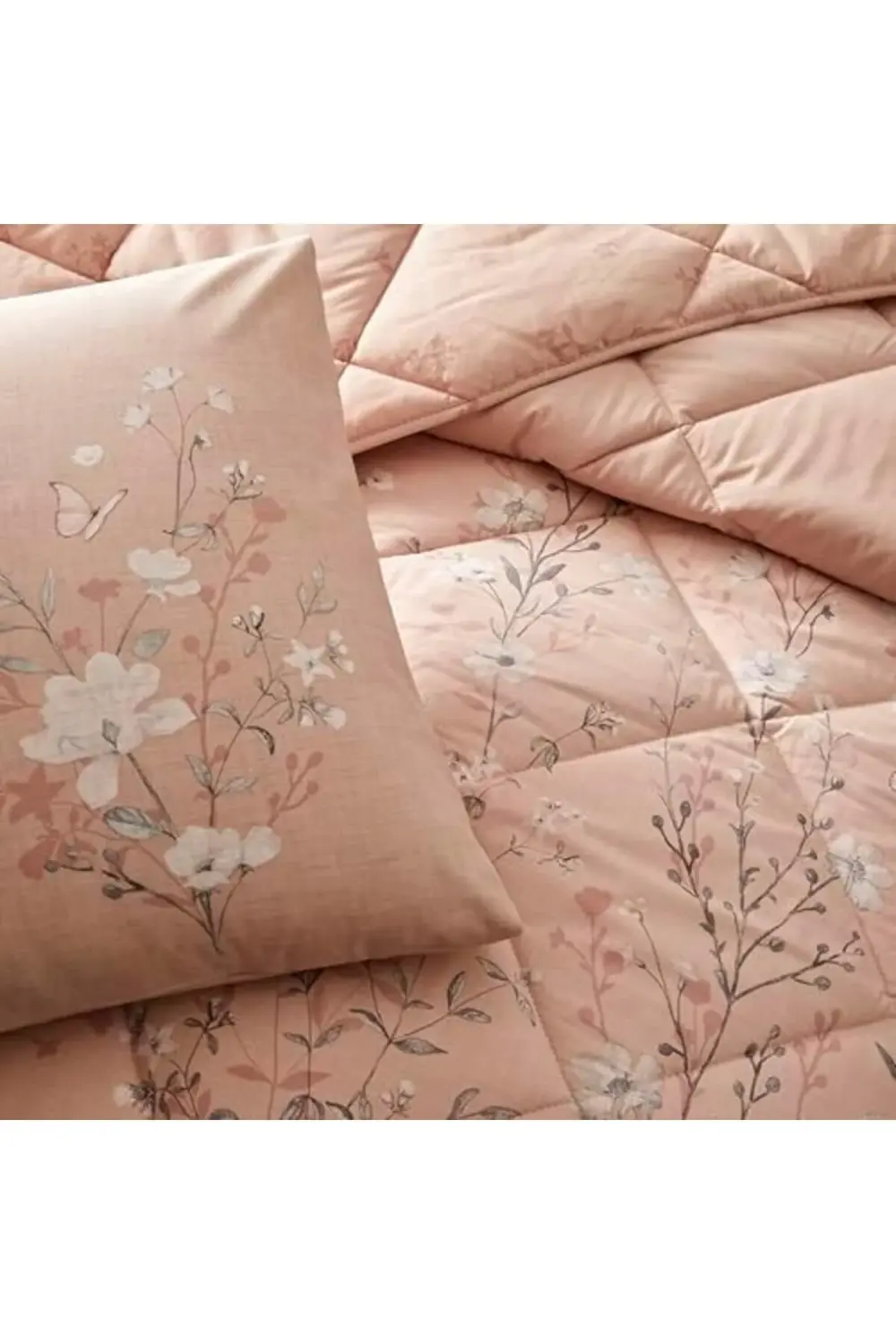 trendyvision Rossy Standart Pamuk Nevresim Takımı, Gül Kurusu, Te