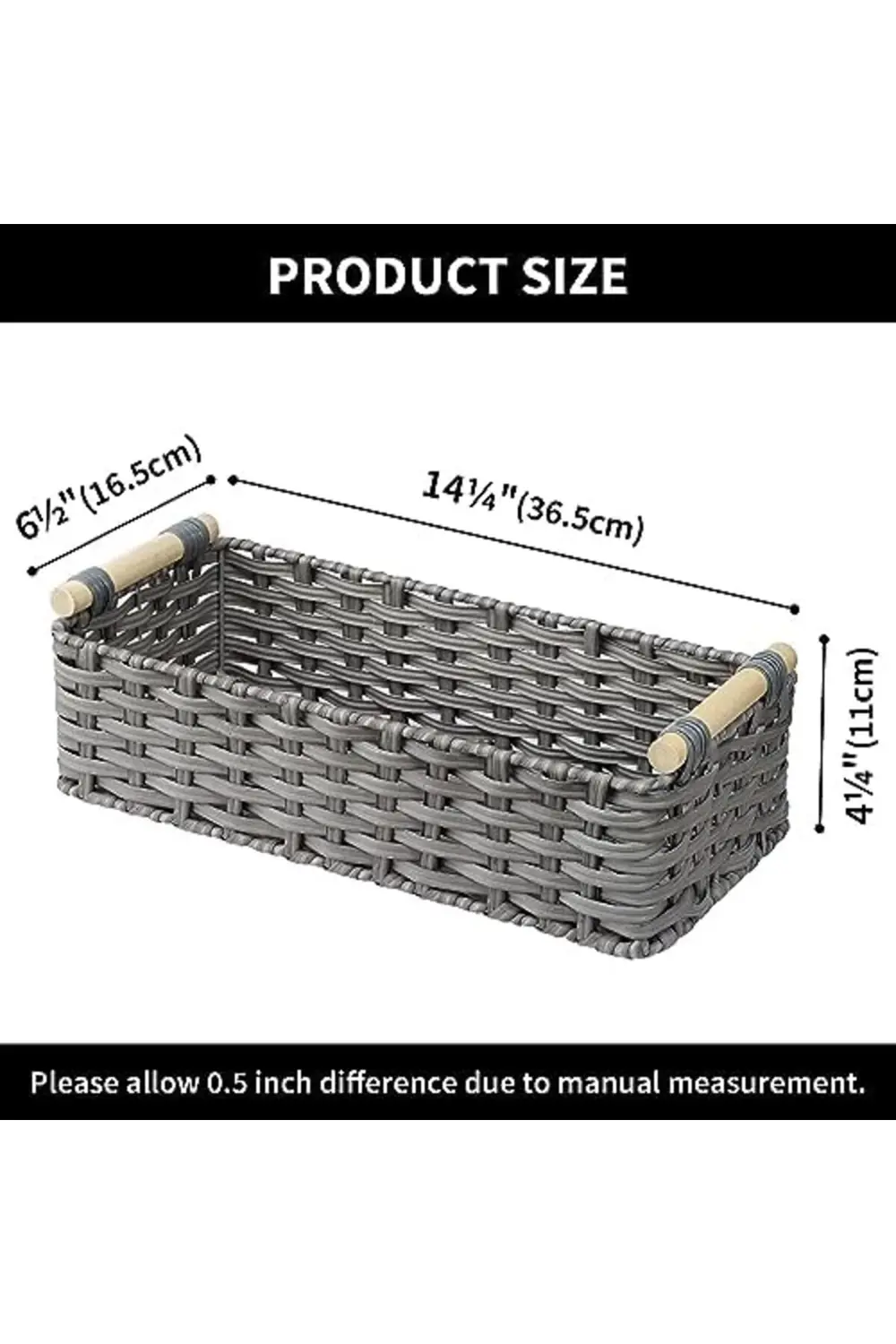 trendyvision SAYS Depolama için Hasır Sepetler, Raflar için Hasır