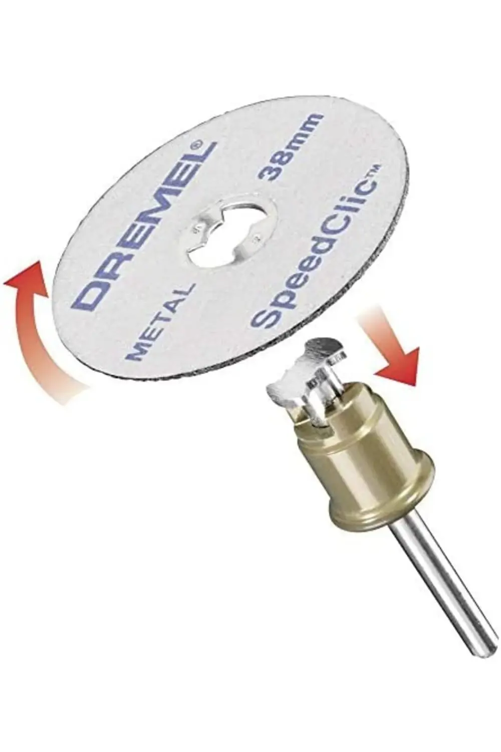 trendyvision SC456 EZ SpeedClic Metal Kesme Diski, 38 mm, 5'li bu