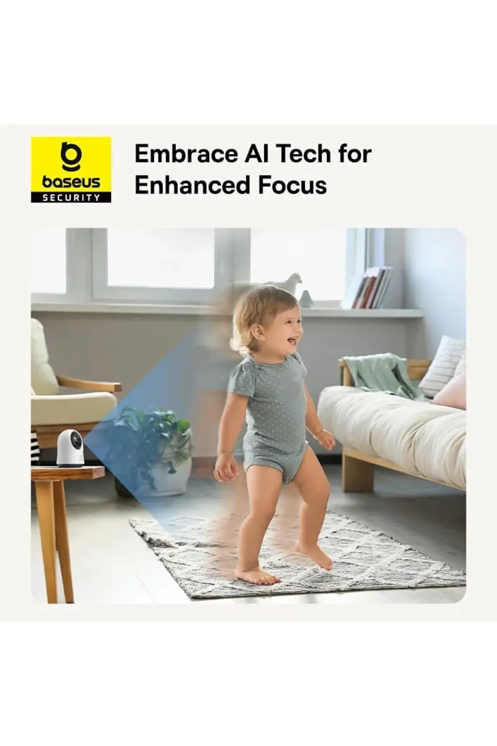 trendyvision Security P1 Pro İç Mekan 3K Wi-Fi Kamerası – Yapay Z