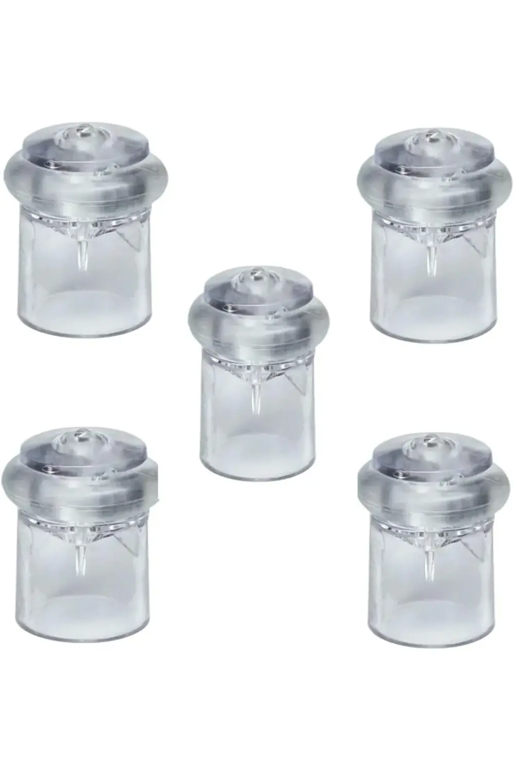 trendyvision Şeffaf Kapı Stoperi, 4,5Cm Kapı Duvar Tamponu, Duvar