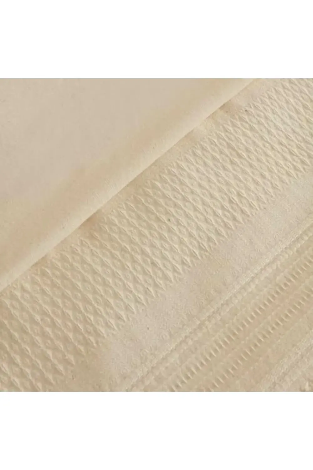 trendyvision Sesy Armürlü Çift Kişilik Nevresim Takımı Ekru buyfl