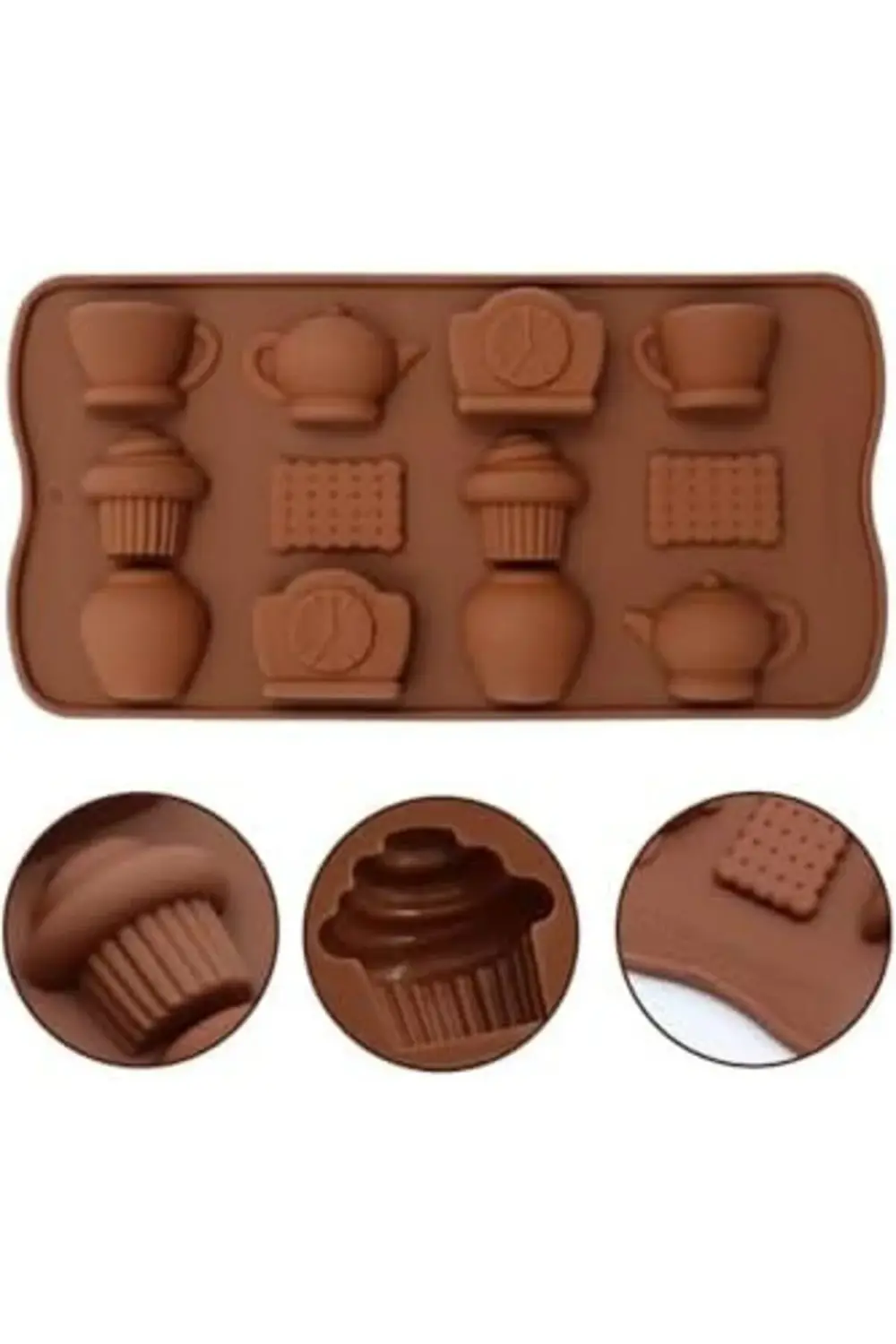 trendyvision Siliko World Çay Saati Çikolata Kalıbı Silikon buyfl