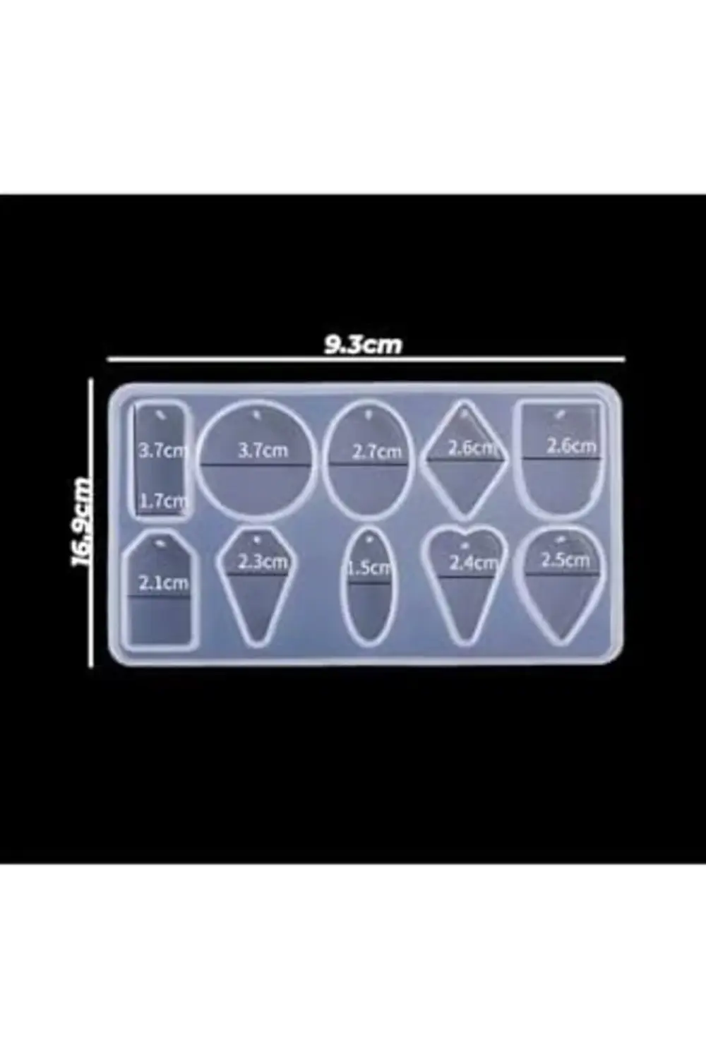 trendyvision Siliko World Epoksi Çoklu Kolye Silikon Kalıp buyfli