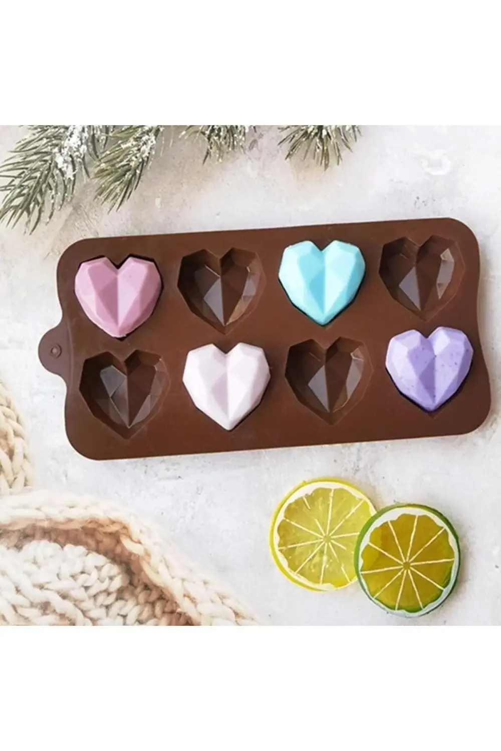 trendyvision Siliko World Silikon Çikolata Sabun Mum Epoksi Reçin