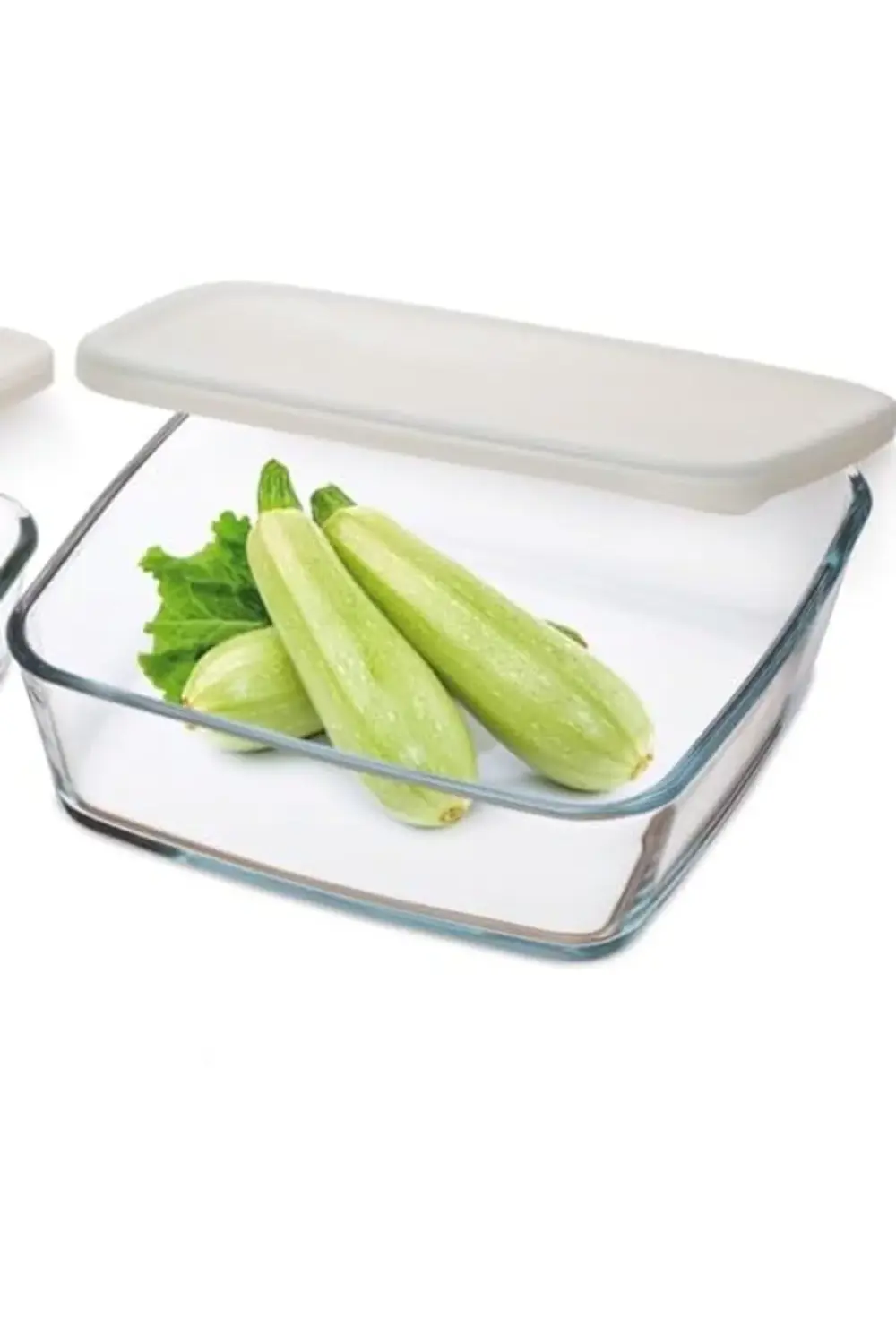 trendyvision SIMAX Kare 3’lü Saklama Kabı Seti – Borosilikat Cam