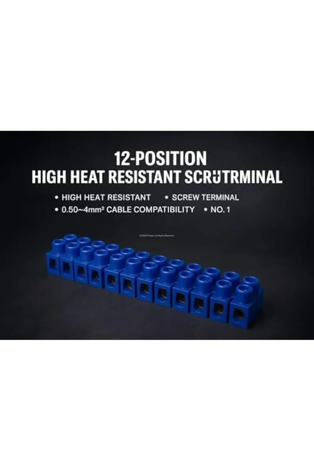 trendyvision Sıralı Klemens, 12'li, No:1, Yüksek Dayanıklı, Vidal