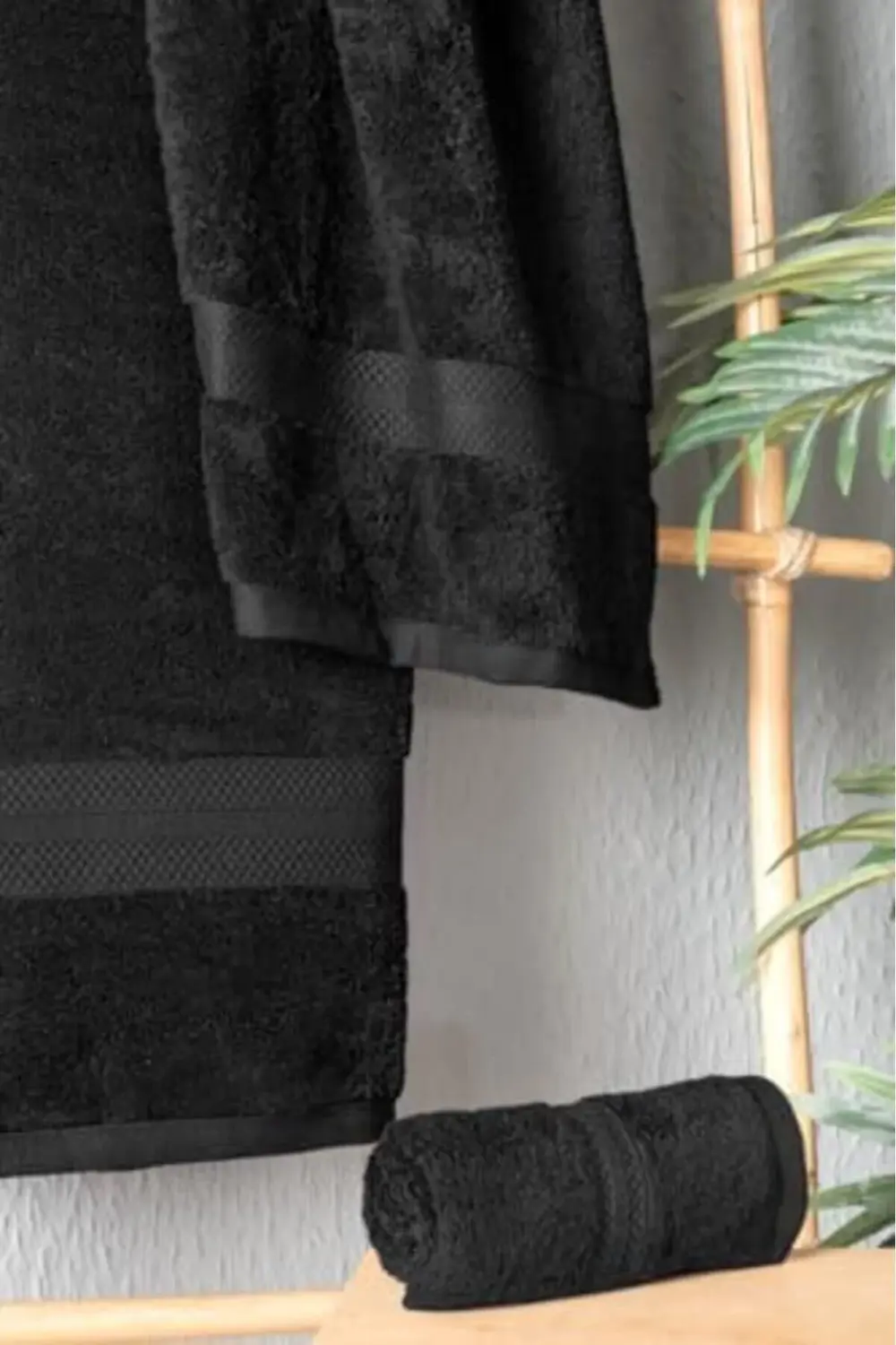 trendyvision Siyah 3'Lü Havlu Seti buyflicker 395519