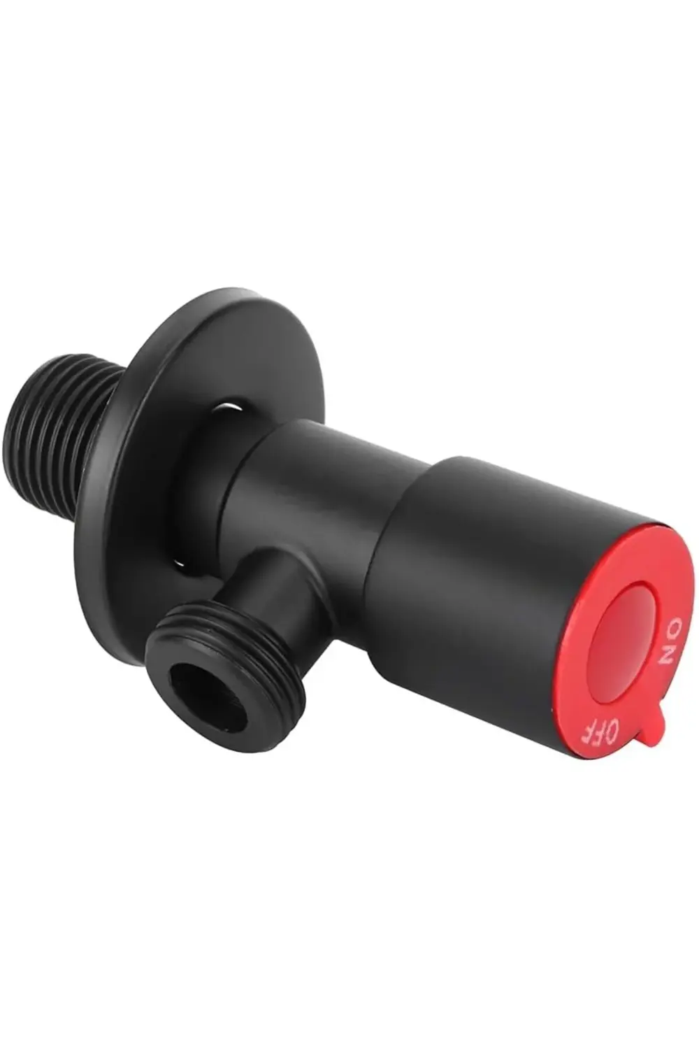 trendyvision Siyah Açma-Kapama Çubuklu Taharet Musluğu, Metal Göv