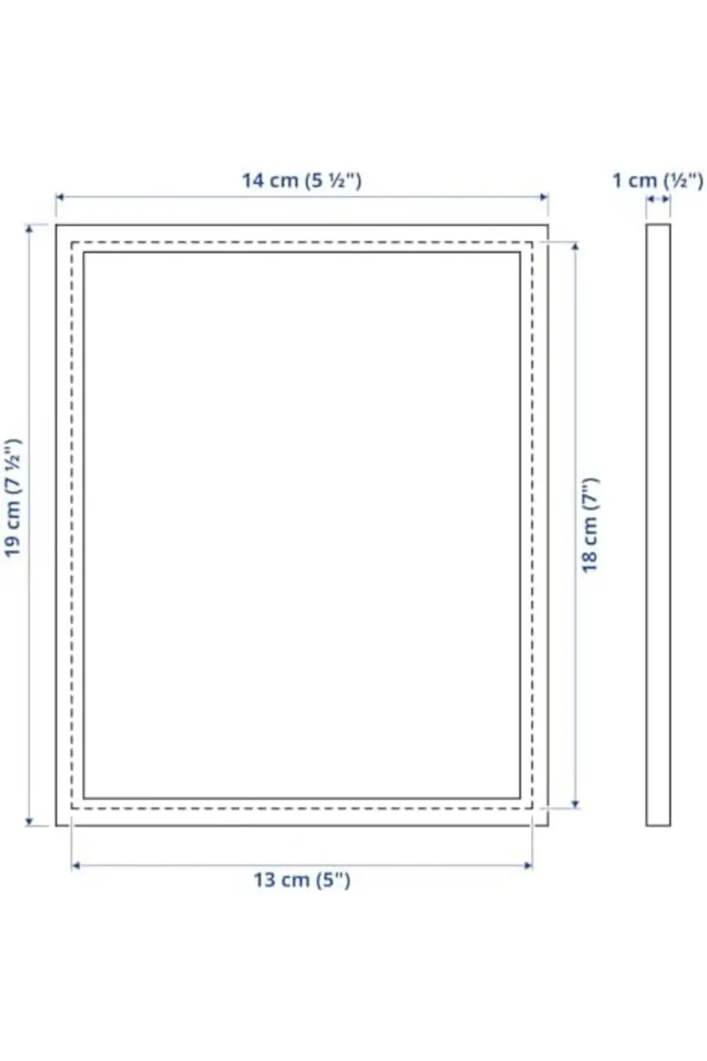 trendyvision Siyah çerçeve, siyah, 13x18 cm buyflicker 395519