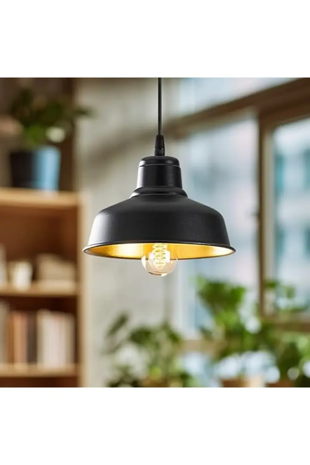 trendyvision Siyah Tekli Sarkıt Aydınlatma, Ev, Ofis, Cafe, Resto