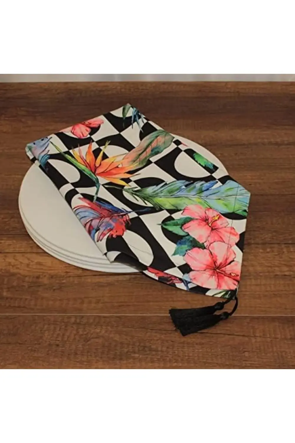 trendyvision - SİYAH&BEYAZ EGOMETRİK ARKA PLAN buyflicker 395519